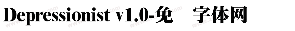 Depressionist v1.0字体转换